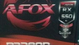 Placa De Vídeo Rx 550 4Gigas Zerada.