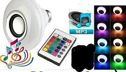 Lâmpadas De Led Colorida Com Bluetooth