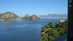 Vista Maravilhosa Da Baía De Guanabana E Rio De Janeiro