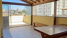 Alugo Duplex Mobiliado 2 Qtos, Opção 3º, 2 Vagas, Varanda Gourmet C/ Churrasqueira, Próx. 