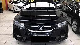 Honda Civic 2010 Lxs 1.8 Preto Black Dark -Unico Dono 