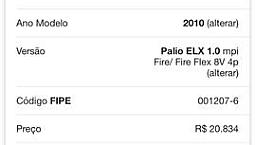 Vendo Palio Elx 2010