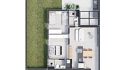 Apartamento À Venda No Ray Com 2 Quartos E 55M²