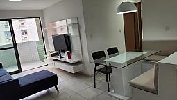 Apt 2/4 Mobiliado Com Varanda Na Ponta Verde.