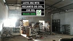 Galpão Com Casa Recanto Do Sol Perto Do Super Vi Apenas 250 Mil 