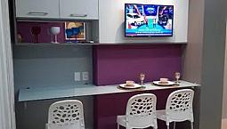 Golden Shopping Home | 1Qt - Mobiliado - Lazer Na Cobertura - 1 Vaga Garagem