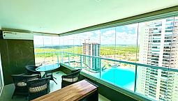 Apartamento Brasil Beach Mobiliado - 155 M2 Com 3 Suítes, 2 Salas, 1 Lavabo