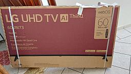 Tv 60 Uhd Smart Comado De Voz Nova Lacrada Tirada Quarta-Feira