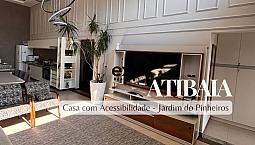 Casa Térrea Em Atibaia No Jardim Dos Pinheiros - 5 Suítes E Acessibilidade