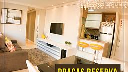 Gg - Apartamento Agradável, 03 Quartos C/ Suíte No Praças Reserva, Praia Da Baleia.