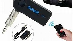 Adaptador Bluetooth P2 Auxiliar Musicas Viva Voz Com Bateria Microfone Embutido