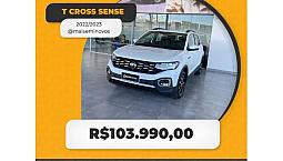 Volkswagen T-Cross Sense 200 Tsi 1.0 Flex 5P Aut.