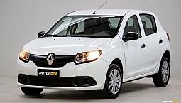 Renault Sandero Authentique 1.0 2016 / Apenas 99.000 Quilômetros / Manual E Chave Reserva