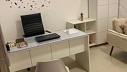 Sala Comercial Mobiliada, Com Dois Ambientes, Moderno E Aconchegante