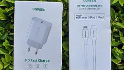 Novo! Carregador Rápido De 20W Ugreen Para Iphone Ou Android