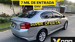 Honda City Lx 1.5 - 2013 _ Gnv _ Couro _ 2º Dono 