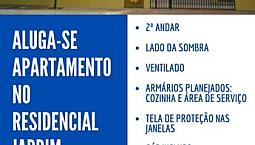 Aluga-Se Apto Residencial Jardim Planalto