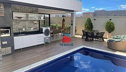 Casa À Venda No Terras Alphaville Em Teresina Com 4 Suítes, Piscina Com Cascata E Energia 
