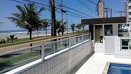 Lindo Apartamento Frente Para O Mar Com Varanda Gourmet Elevador E Garagem Privativa