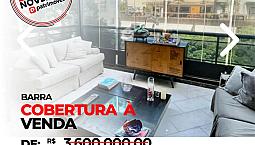 Barra Da Tijuca, Jardim Oceânico, Cobertura Duplex, 5 Vagas, 320M²