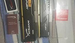 Memória Hyperx Fury, 4Gb E 8Gb, 2400Mhz