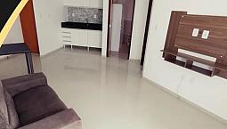 Flat Para Locação Em João Pessoa, Bessa, 1 Dormitório, 1 Suíte, 1 Banheiro, 1 Vaga