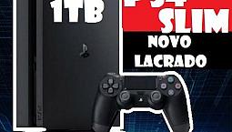 Promoção - Playstation 4 Slim Hd 1Terabyte Novo Com Garantia 06 Meses - Loja Fisica