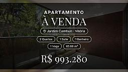 Apartamento Pronto Para Morar Em Jardim Camburi  Estilo E Conforto Para Você