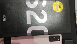 Samsung S20 Novo, Plásticos De Fábrica, 128Gb.