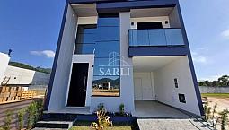 Casa Com 119M² Em Condomínio Fechado No Bairro Beira Rio  Biguaçu