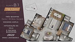 Apartamento Com 3 Quartos Em Paiva