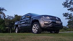 Vendo Amarok V6 Highline 2018/2018 Cinza Placa A Na Garantia Ate 2021