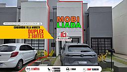 Condomínio Villa Marieta, Casa Duplex Com 2 Suítes Mobiliado Para Locação Na Ponta Negra
