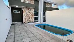 Linda Casa 3 Qts! Com Piscina! + Documentação Inclusa!