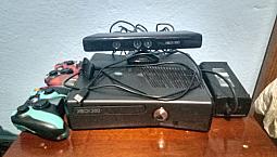Xbox 360 Elite Completo Travado Nunca Aberto
