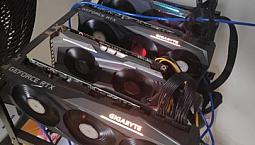 Rig Mineração Ethereum 3x Rtx 3070b1x 1060