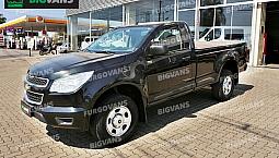 Chevrolet S10 2015 Ls Caçamba Estendida Flex Preta (Fur-4992)