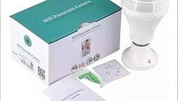 Câmera Lâmpada Wifi Espiã Visão Noturna Icsee