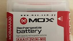 Pilhas Recarregáveis Mox Aaa (Palito)