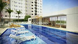 Apto  65,37 M² Torres Trivento 2 Quartos (1 Suíte) Nascente Total 1 Vaga