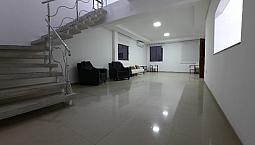 Sobrado Em Santos, 3 Dormitórios, 3 Suítes A 150 Mts Da  Praia No Embaré-Ama10