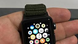Apple Watch Series 3 38mm Alumínio Spacegray Pulseira Black