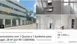 Alugo Flat 1/4  Mobiliado Lagoa Nova  -  Cavalcante Imóveis  Cl5787