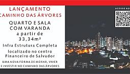 Lançamento, Quarto E Sala Com Varanda No Caminho Das Árvores