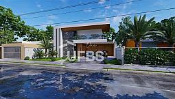 Sobrado Luxuoso Com 5 Suítes Em Condomínio Fechado Em Goiânia