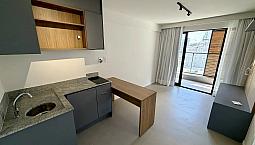 Apartamento 1/4 E Sala, Nunca Habitado,  Varandão, Barra.