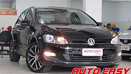 Golf Highline Tsi 1.4 Com Teto Solar Elétrico + Bancos Em Couro Marrom!