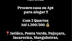 Procuro Casa Ou Apartamento.