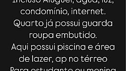 Vaga Feminina/ Quarto 