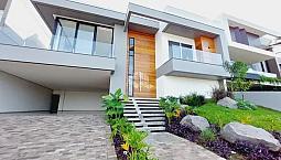 Casa Condominio Horizon, 3 Suites, Amplo Living, Piscina Com Borda Infinita, Garagem Para 
